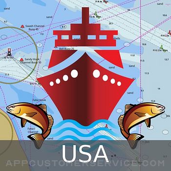 Marine Navigation - Lake Depth Maps - USA - Offline Gps Nautical Charts for Fishing, Sailing and Boating Customer Service