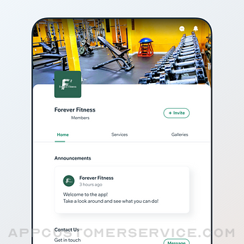Forever Fitness App ipad image 1