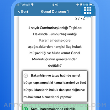 Gelir Uzmanlığı Özel Sınavı iphone image 4