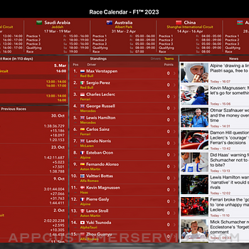 Race Calendar 2023 ipad image 1