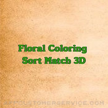 Floral coloring Sort match 3D ipad image 1