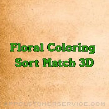 Floral coloring Sort match 3D iphone image 1
