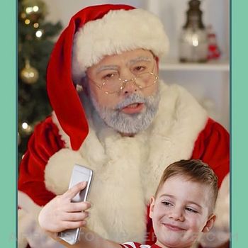 Speak like Santa–Xmas Message iphone image 2