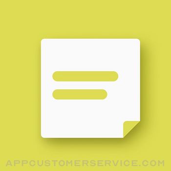 Simple Sticky Notes on Widgets Customer Service