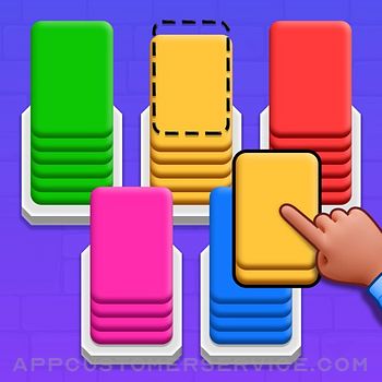 Card Shuffle: Color Sorting 3D Customer Service