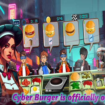 Cyber Burger Food Restaurant ipad image 1