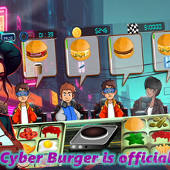 Cyber Burger Food Restaurant iphone image 1