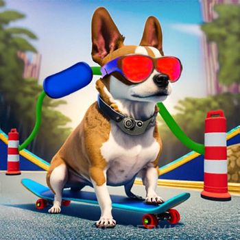 Download SlingShot Dog Stunts Game App
