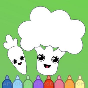 Vegetable Coloring Kid Toddler Customer Service