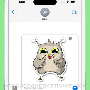 Nice Owl Stickers ipad image 4