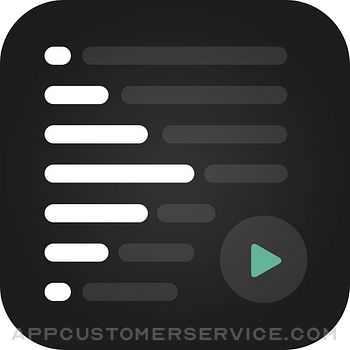 Teleprompter - Floating Texts Customer Service