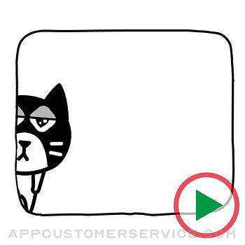 Maru Cat 1 Animation Sticker Customer Service