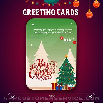 Christmas Greeting Card Frame ipad image 2