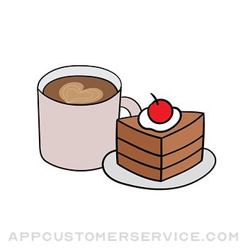 Coffee and Dessert Sticker Customer Service