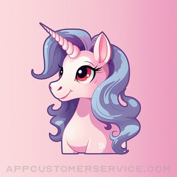 Unicorns Sticker Set Customer Service