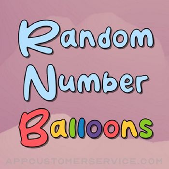 Random Number Balloons Customer Service