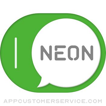 Neon Letters Stickers Animated Customer Service