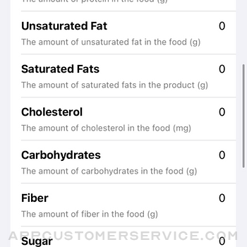 Nutrient Tracker/Exporter iphone image 4