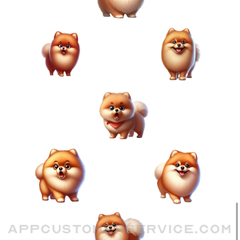 Pomeranian Stickers iphone image 3