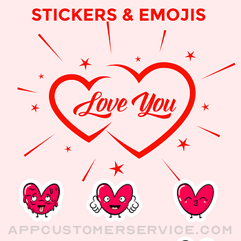 Love Heart Stickers & Emojis ipad image 1