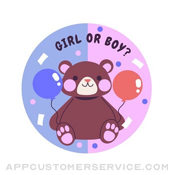 Cute Gender Reveal Stickers Customer Service