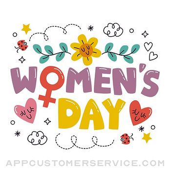 Women's Day Sticker Set 2024 Customer Service