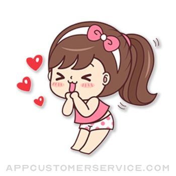 Cute Girl Stickers - WASticker Customer Service