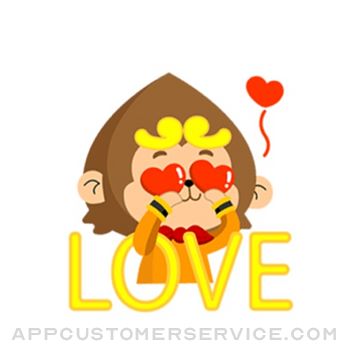 Magic Monkey Stickers for Chat Customer Service