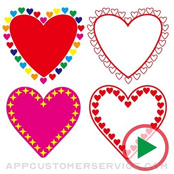 Heart Animation 4 Sticker Customer Service