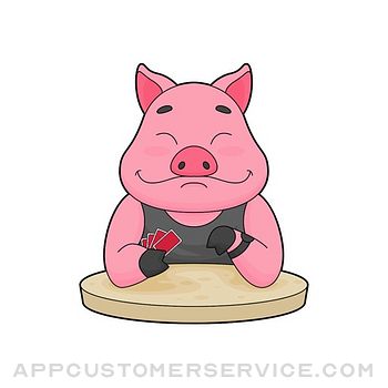 Piglet Poker Stickers Customer Service