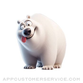 Download Goofy Polar Bear Stickers App