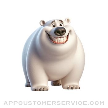 Happy Polar Bear Stickers Customer Service