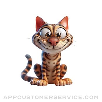Goofy Bengal Cat Stickers Customer Service