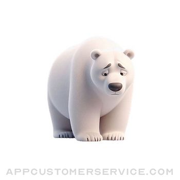 Sad Polar Bear Stickers Customer Service