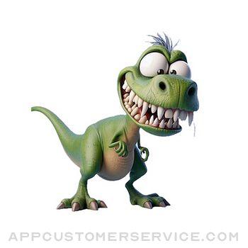 Goofy T-Rex Stickers Customer Service