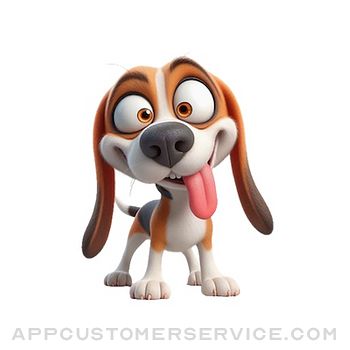 Goofy Beagle Stickers Customer Service
