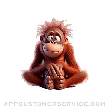Goofy Orangutan Stickers Customer Service
