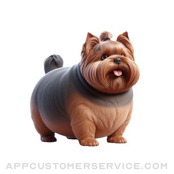Fat Yorkshire Terrier Stickers Customer Service