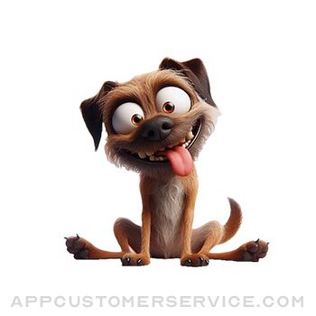 Goofy Border Terrier Stickers Customer Service
