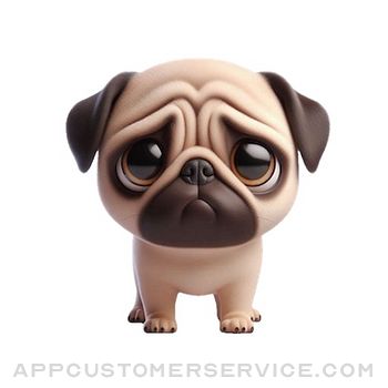 Sad Pug Stickers Customer Service
