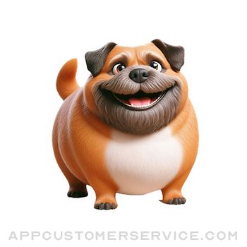 Fat Border Terrier Stickers Customer Service