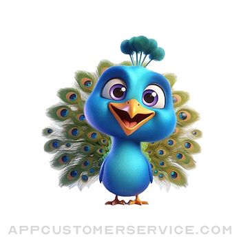 Happy Peacock Stickers Customer Service