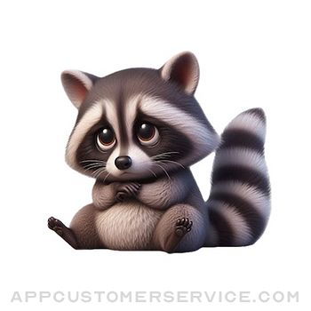 Sad Raccoon Stickers Customer Service