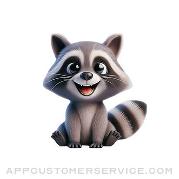 Happy Raccoon Stickers Customer Service