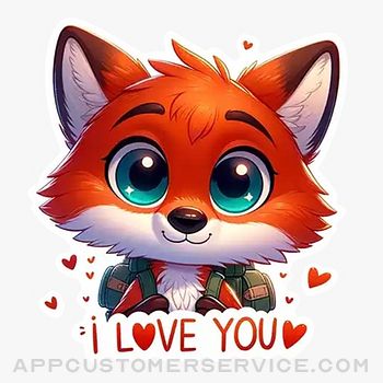 Finn, Cute Fox Stickers Customer Service