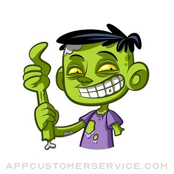 Cute Zombie Emoji Stickers Customer Service
