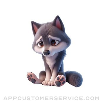 Sad Wolf Stickers Customer Service