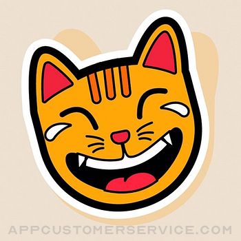 Cat Emotions Stickers Customer Service