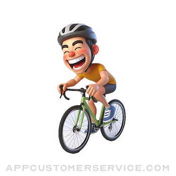 Happy Cyclist Stickers Customer Service