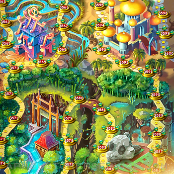 Lost Jewels - Match 3 Puzzle iphone image 1